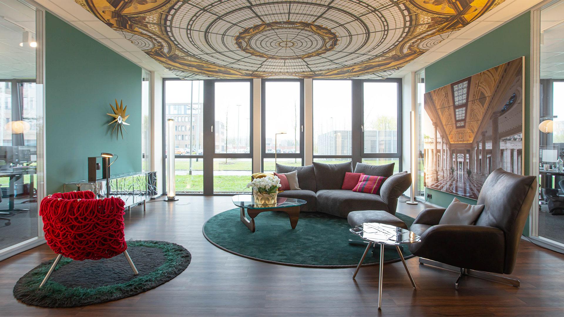 Design extravagntes Wohnzimmer edra Sofa Innenarchitektur von raum und form in Münster