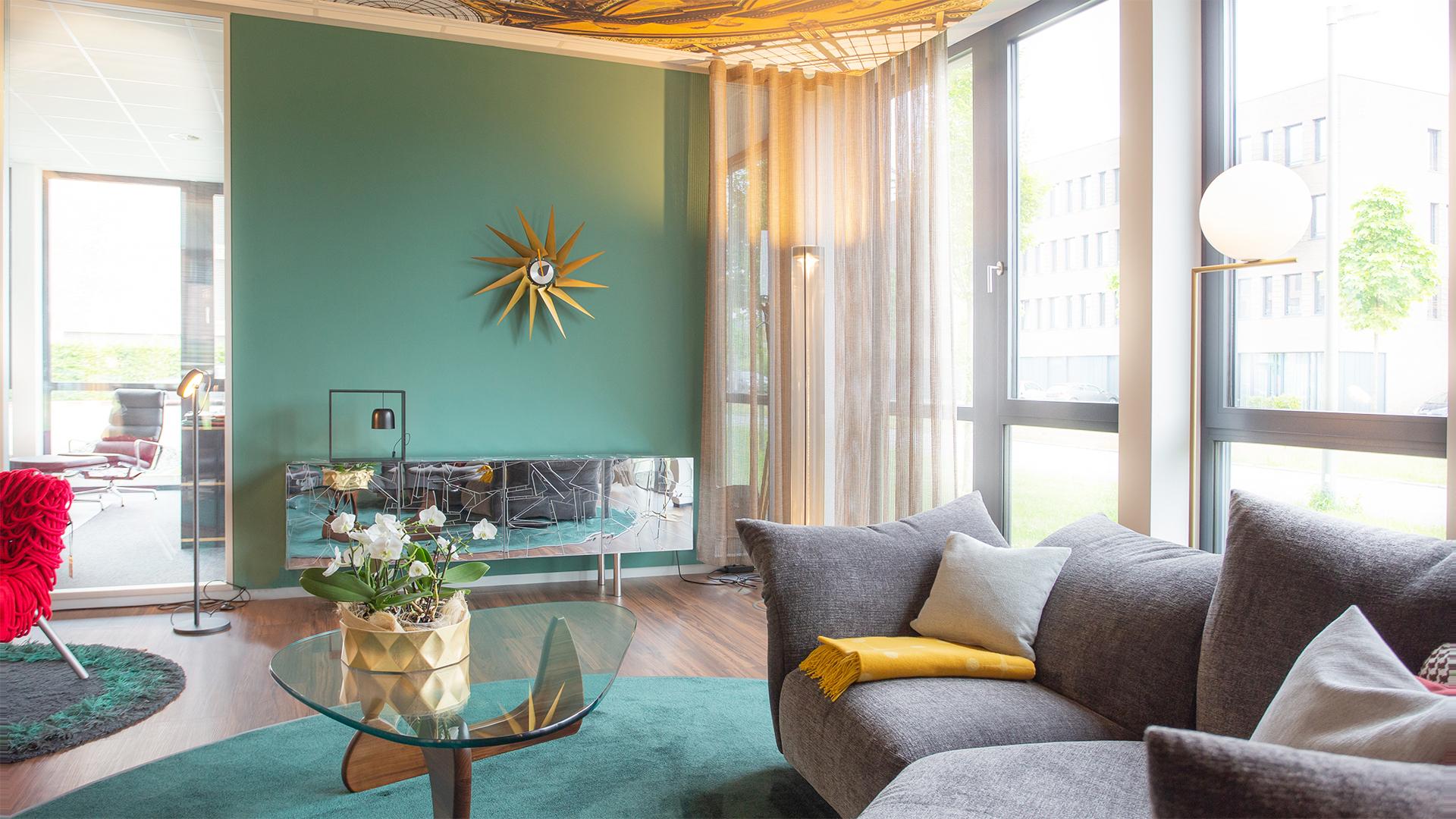 Design Wohnzimmer Detail Edra Sofa Sideboard Vitra Tisch Innenarchitektur von raum und form in Münster